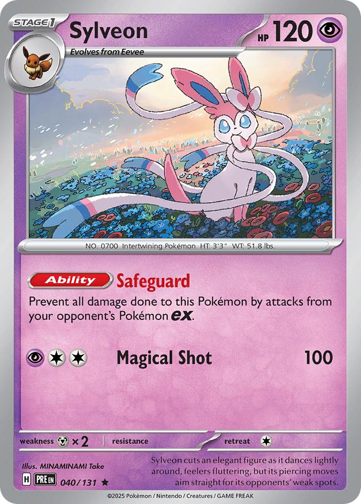 40/131 [PRE] Sylveon - Rare