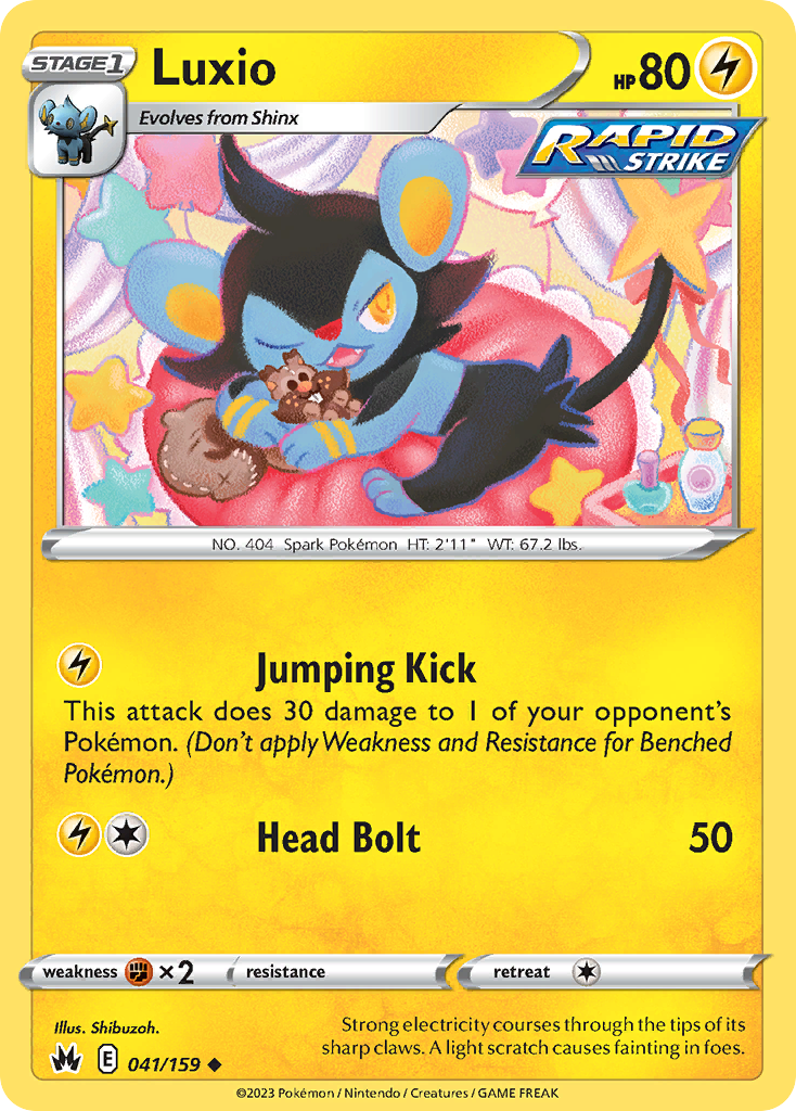 41/159 [CRZ] Luxio - Uncommon