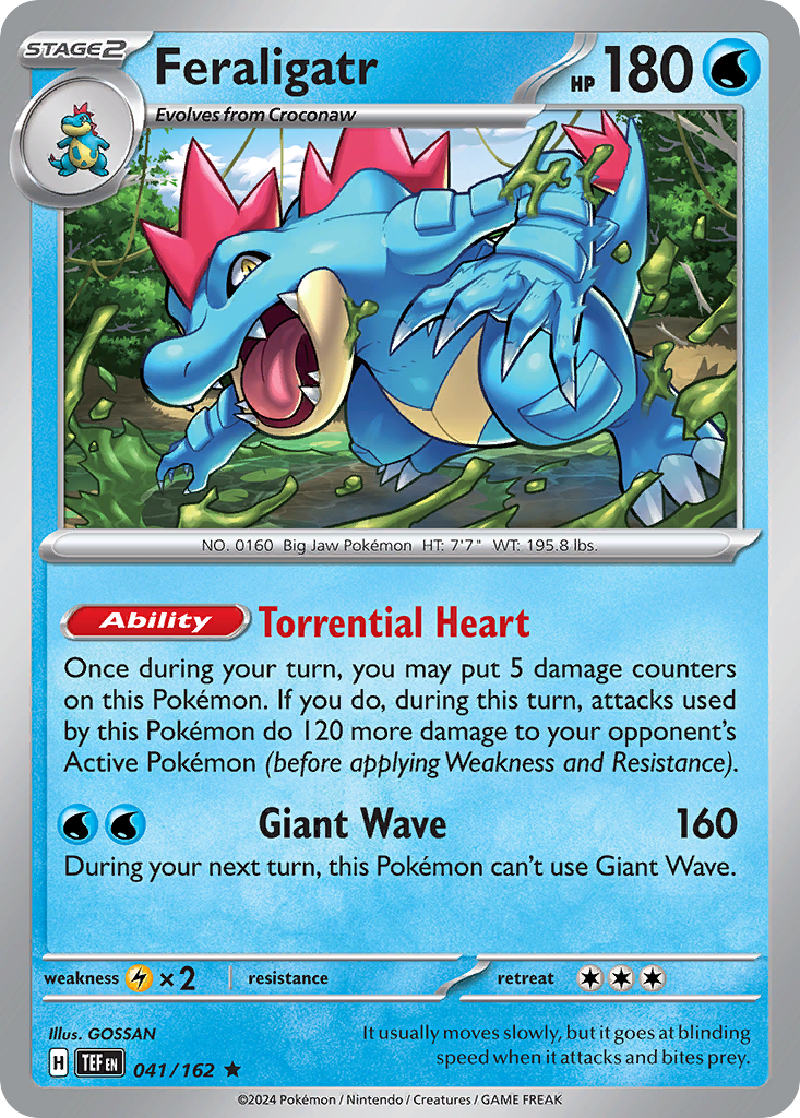 41/162 [TEF] Feraligatr - Rare