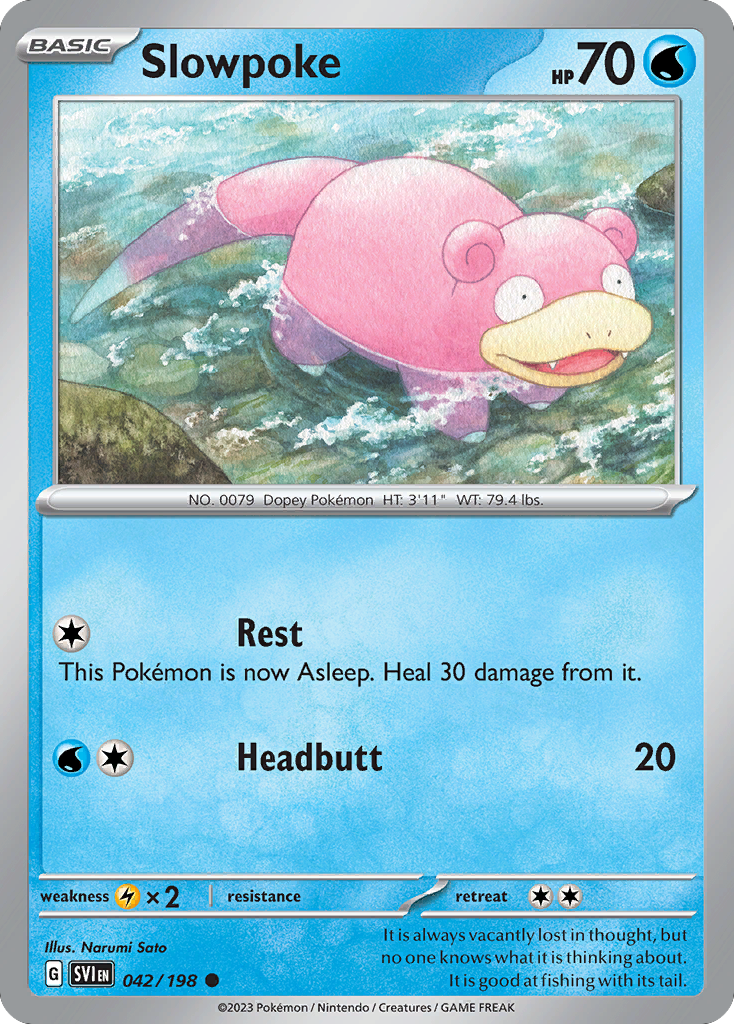 42/198 [SV1] Slowpoke - Common