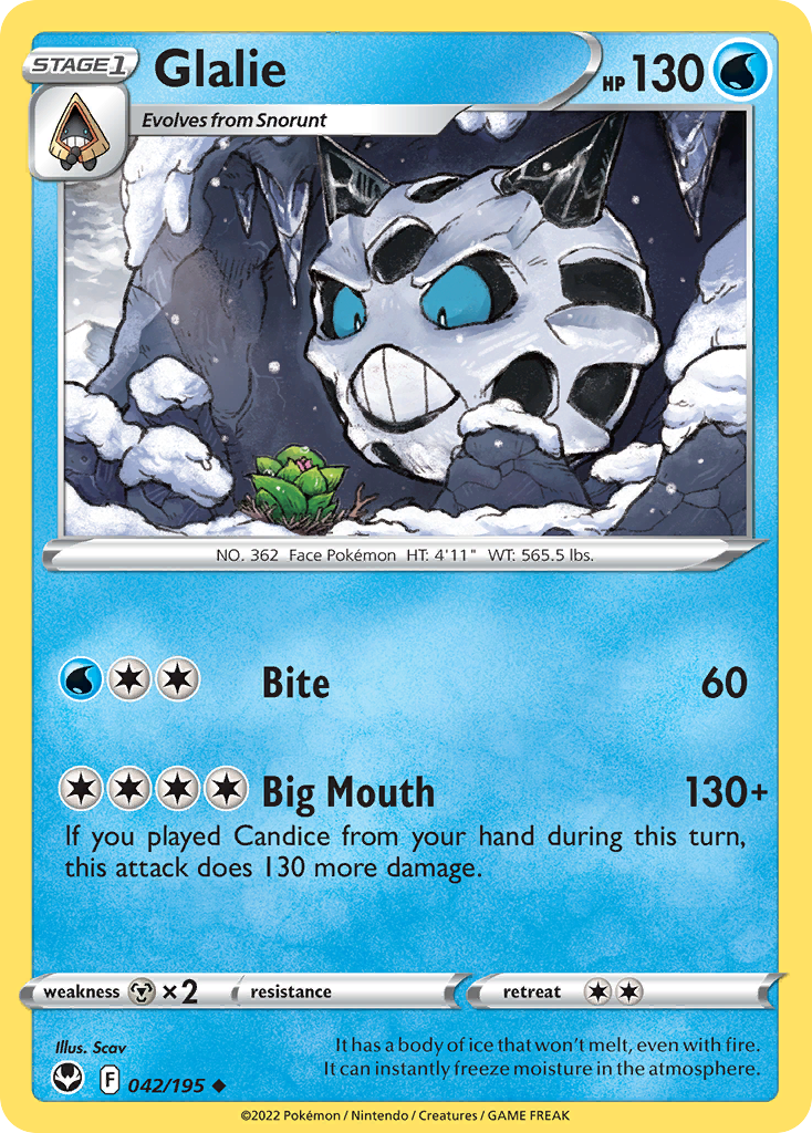 42/195 [SIT] Glalie - Uncommon