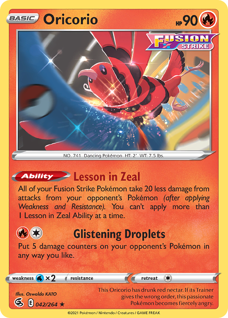 42/264 [FST] Oricorio - Rare