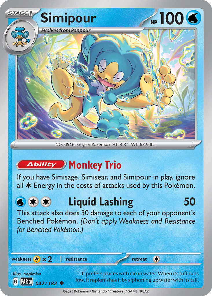 42/182 [SV4] Simipour - Uncommon