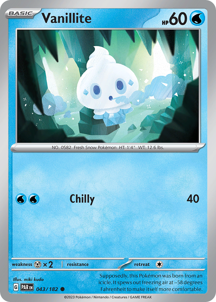 43/182 [SV4] Vanillite - Common