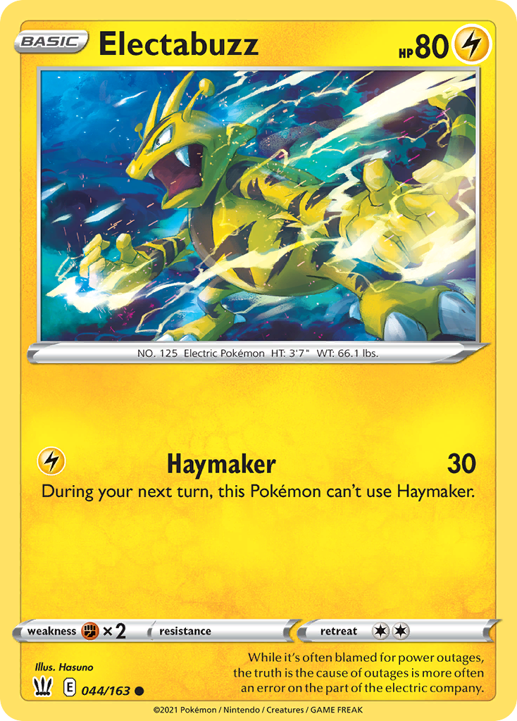 44/163 [BST] Electabuzz - Common