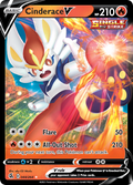 44/264 [FST] Cinderace V - Rare Holo V