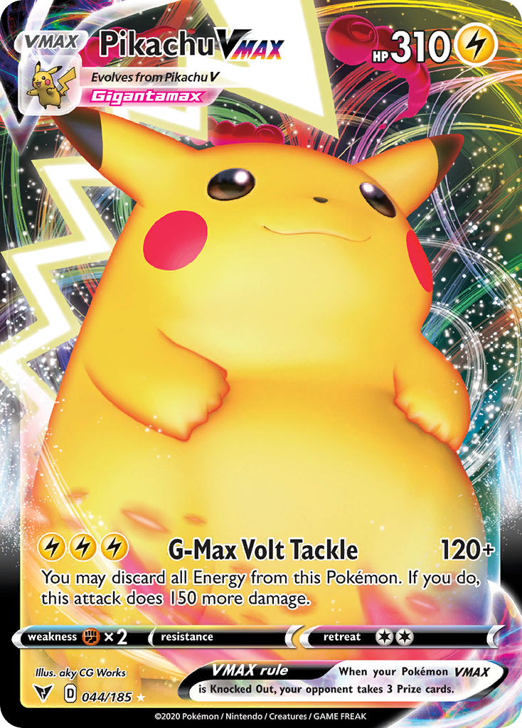 44/185 [VIV] Pikachu VMAX - Rare Holo VMAX