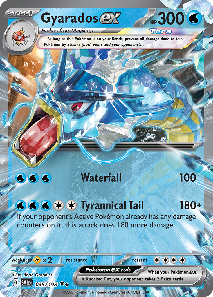 45/198 [SV1] Gyarados ex - Double Rare
