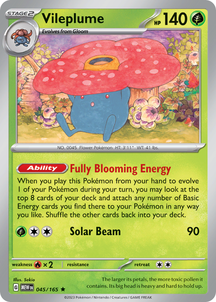 45/165 [SV3PT5] Vileplume - Rare