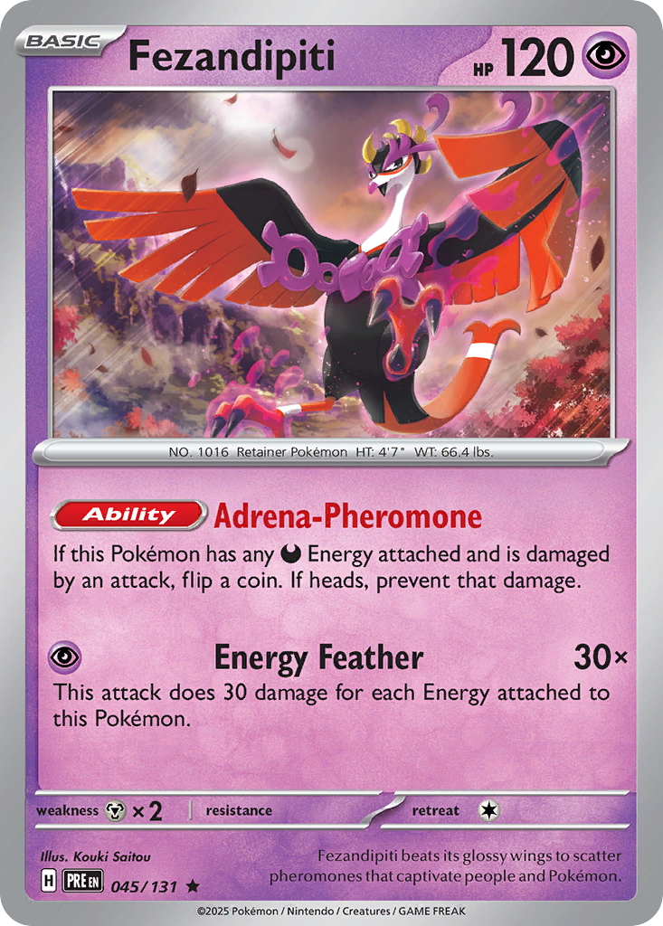 45/131 [PRE] Fezandipiti - Rare