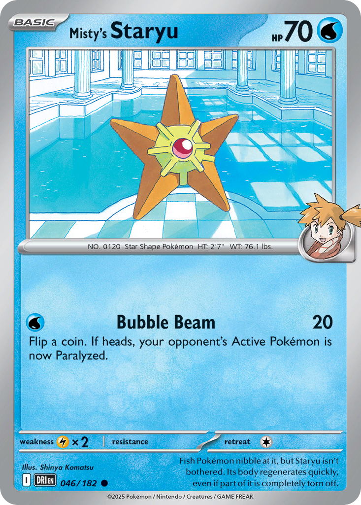 46/182 [DRI] Misty's Staryu - Common
