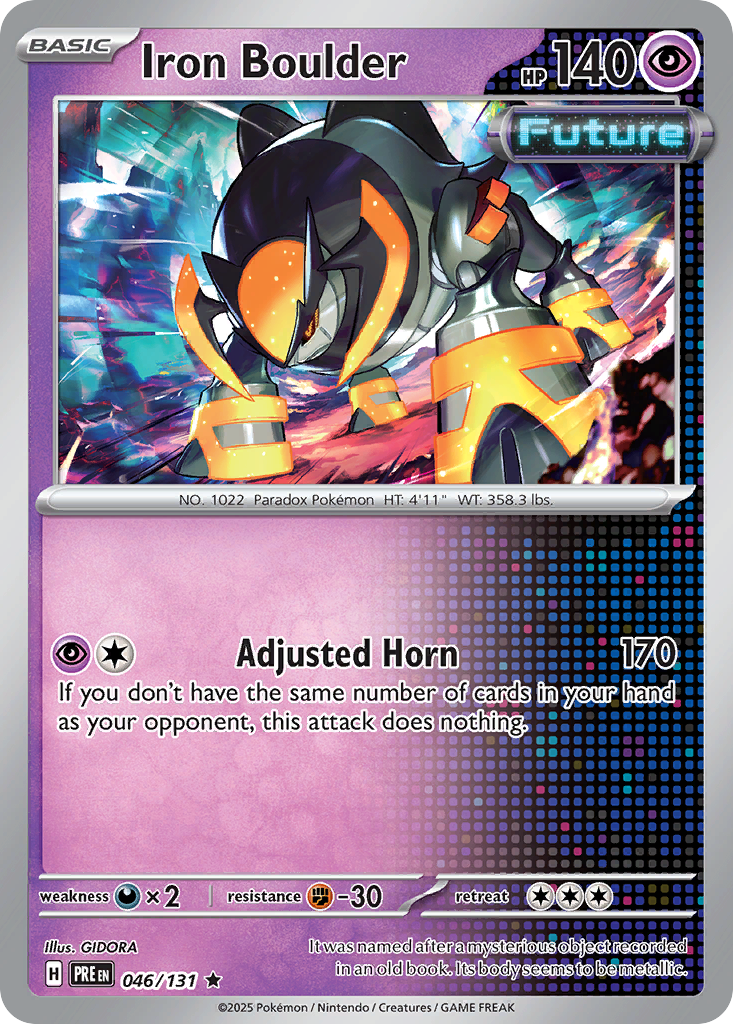 46/131 [PRE] Iron Boulder - Rare