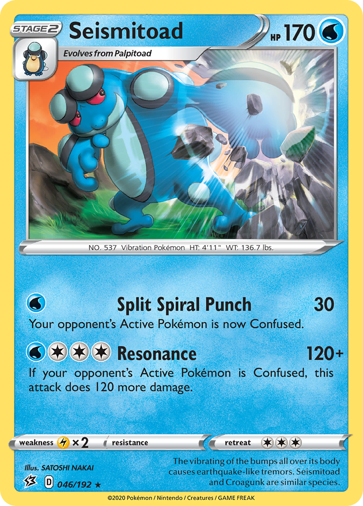 46/192 [RCL] Seismitoad - Rare