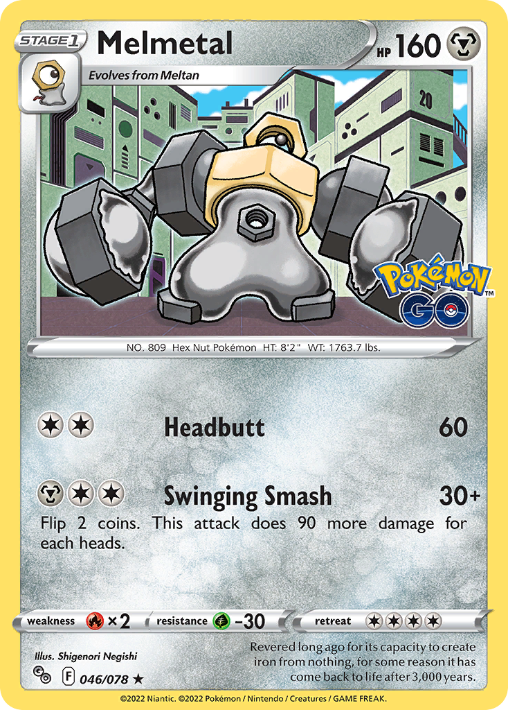 46/78 [PGO] Melmetal - Rare Holo