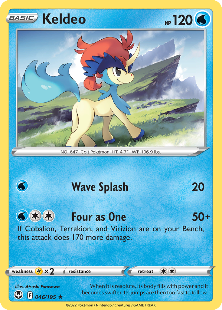 46/195 [SIT] Keldeo - Rare