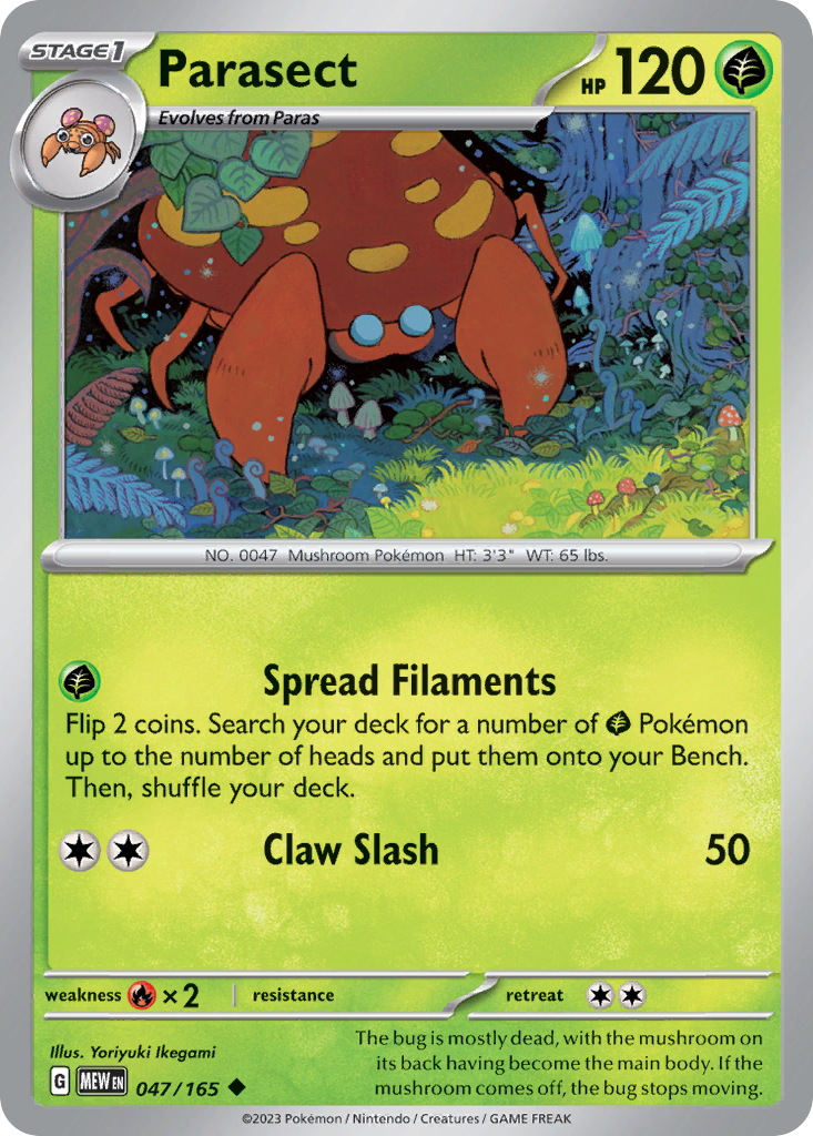 47/165 [SV3PT5] Parasect - Uncommon