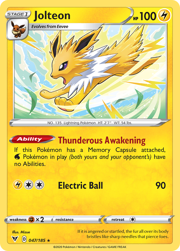 47/185 [VIV] Jolteon - Rare