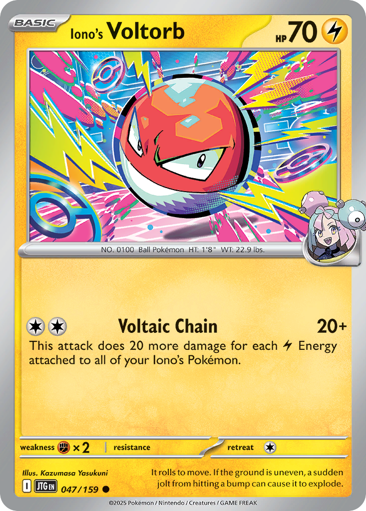 47/159 [JTG] Iono's Voltorb - Common
