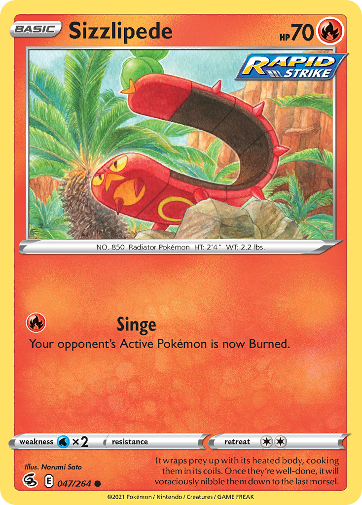 47/264 [FST] Sizzlipede - Common
