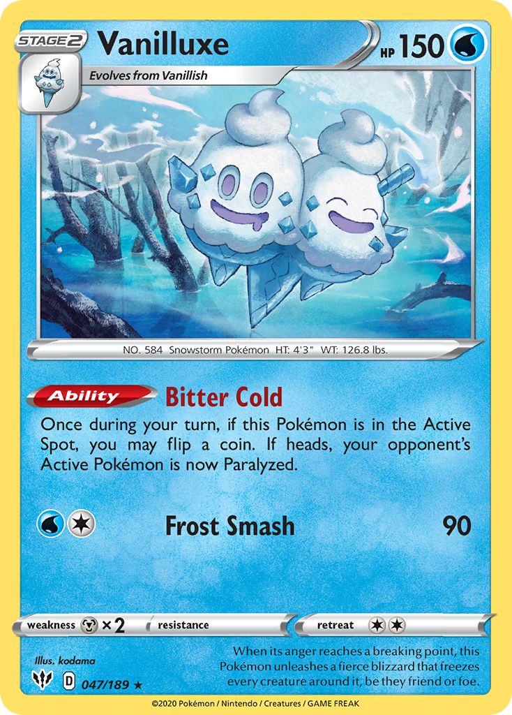 47/189 [DAA] Vanilluxe - Rare