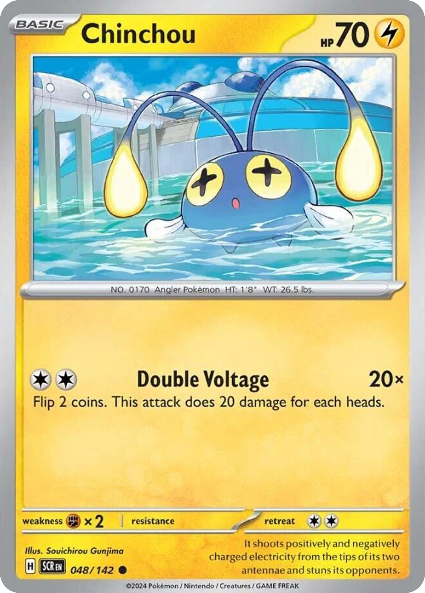 48/142 [SCR] Chinchou - Common