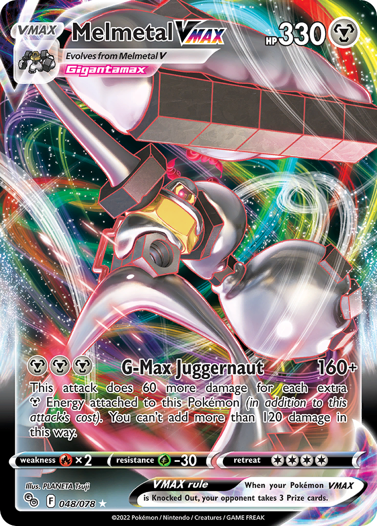 48/78 [PGO] Melmetal VMAX - Rare Holo VMAX