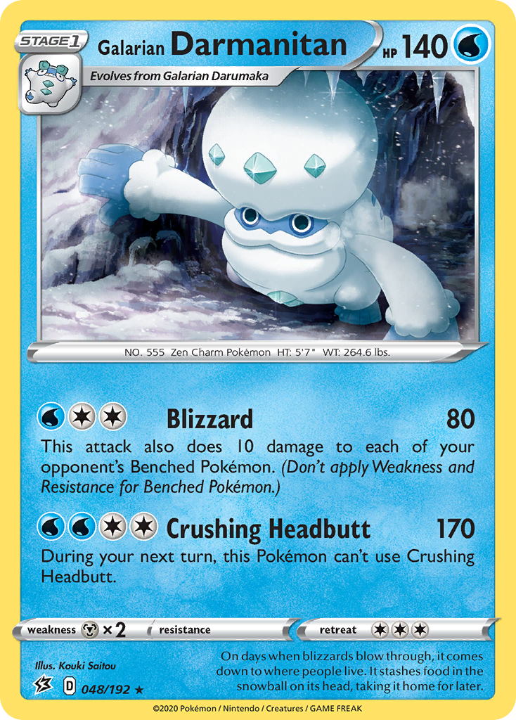 48/192 [RCL] Galarian Darmanitan - Rare