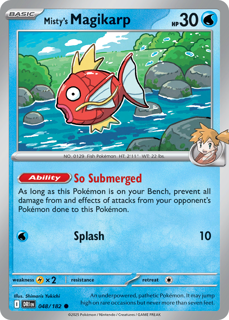 48/182 [DRI] Misty's Magikarp - Common