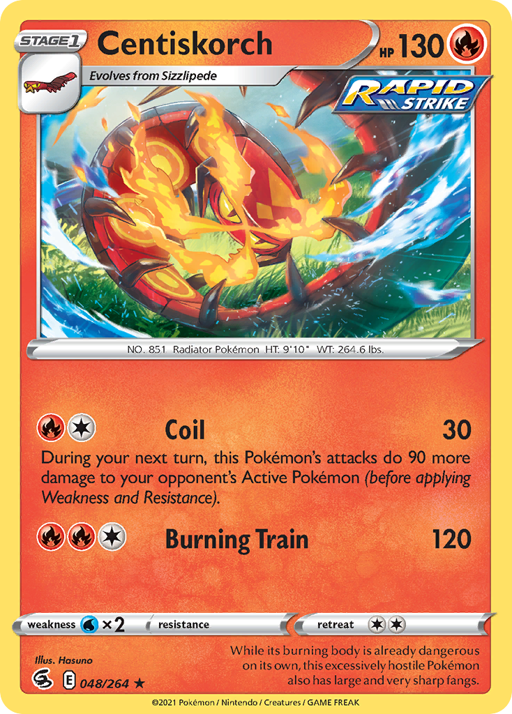 48/264 [FST] Centiskorch - Rare