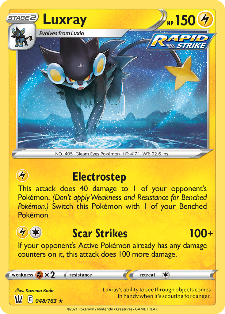 48/163 [BST] Luxray - Rare Holo