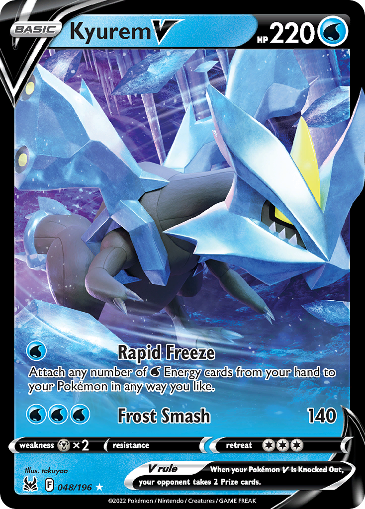 48/196 [LOR] Kyurem V - Rare Holo V