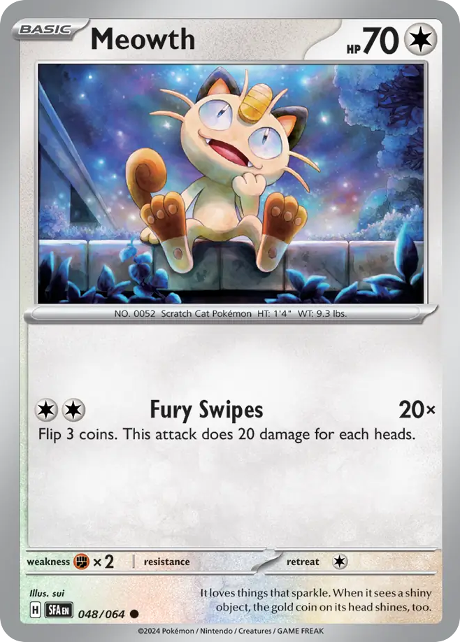 48/64 [SFA] Meowth - Common