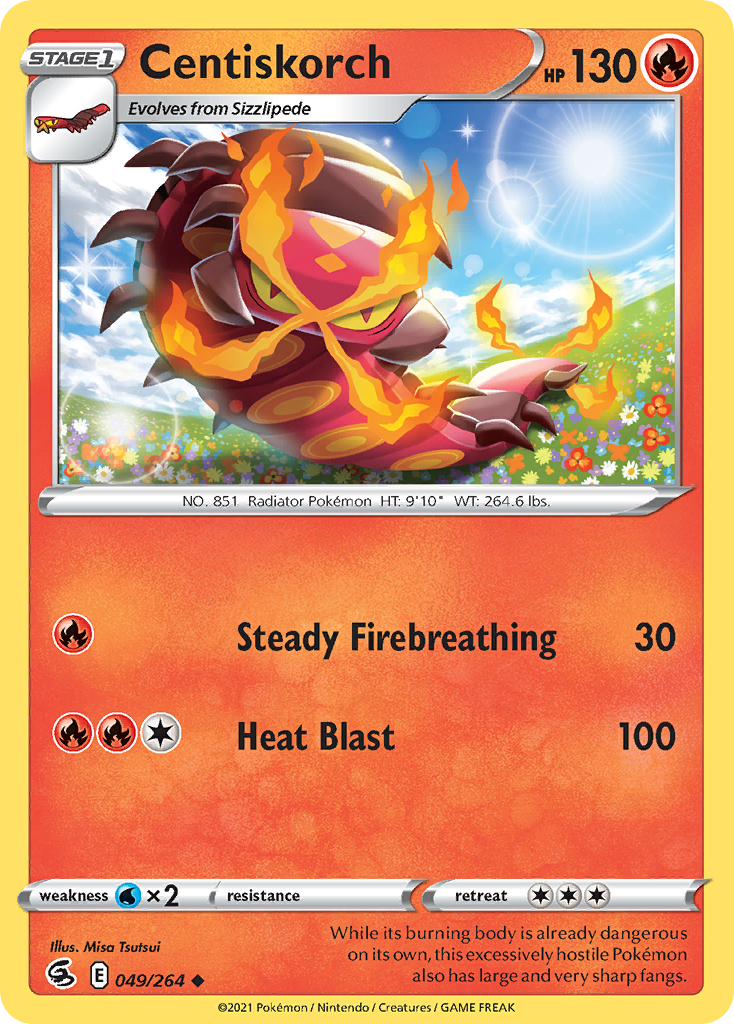 49/264 [FST] Centiskorch - Uncommon