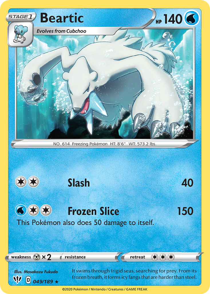 49/189 [DAA] Beartic - Rare