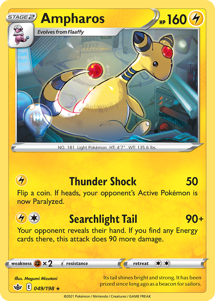 49/198 [CRE] Ampharos - Rare