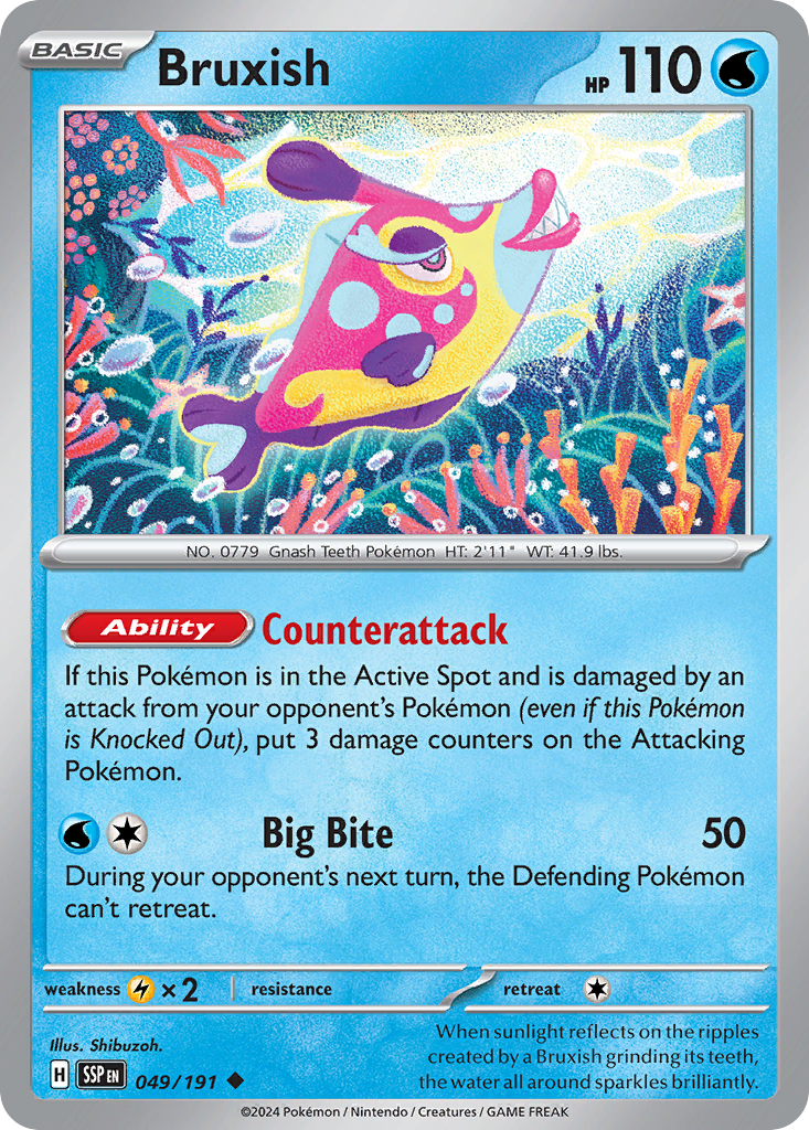 49/191 [SSP] Bruxish - Uncommon