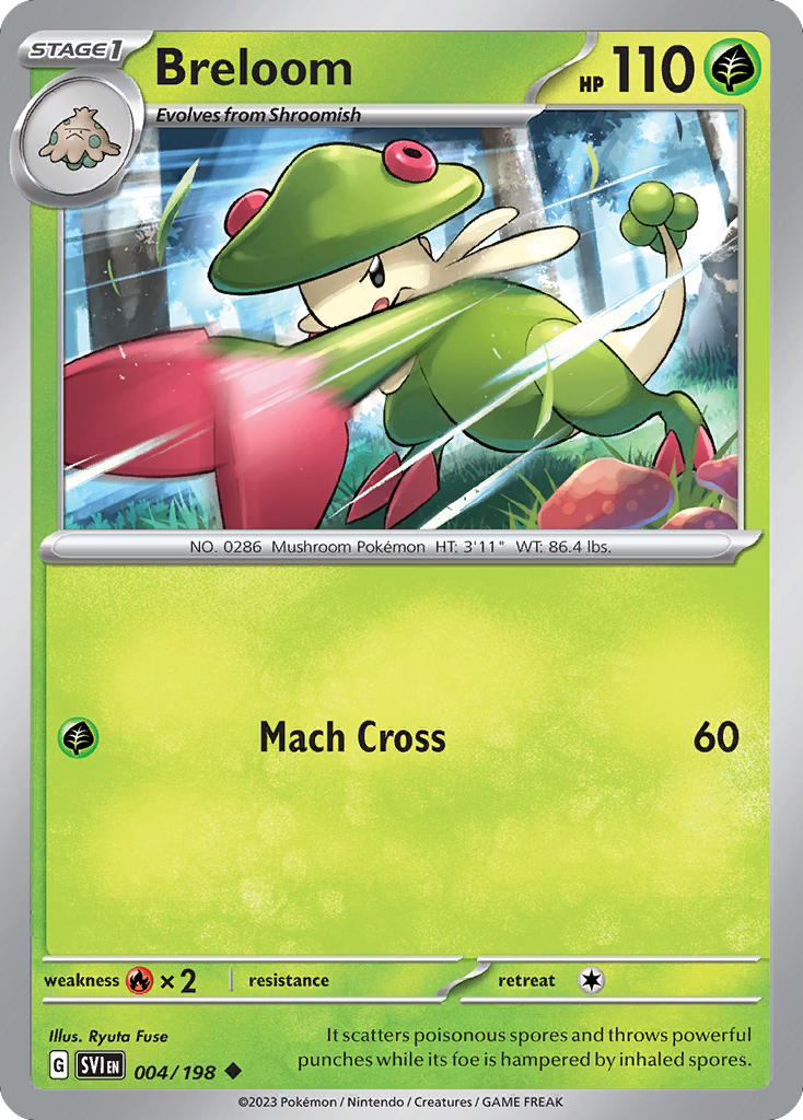 4/198 [SV1] Breloom - Uncommon