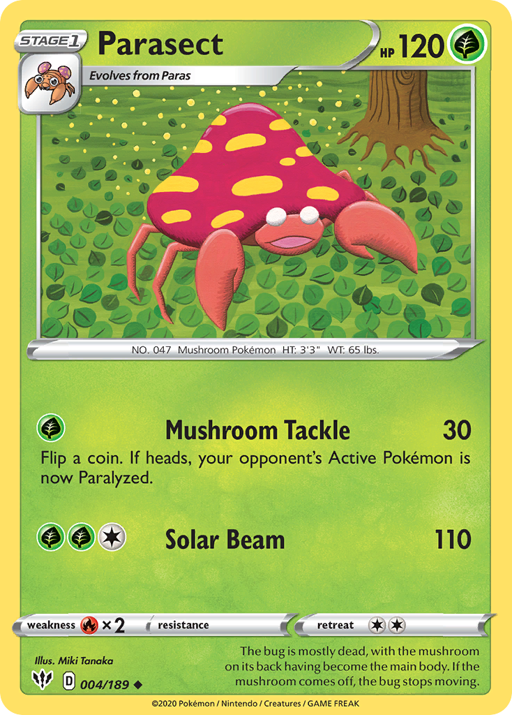 4/189 [DAA] Parasect - Uncommon