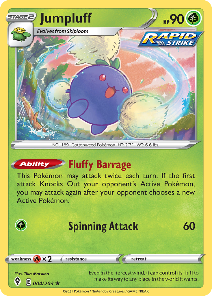4/203 [EVS] Jumpluff - Rare Holo