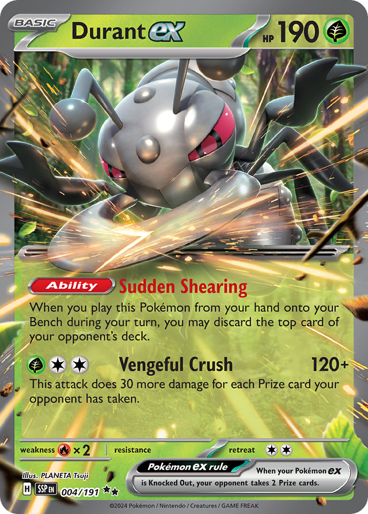 4/191 [SSP] Durant ex - Double Rare
