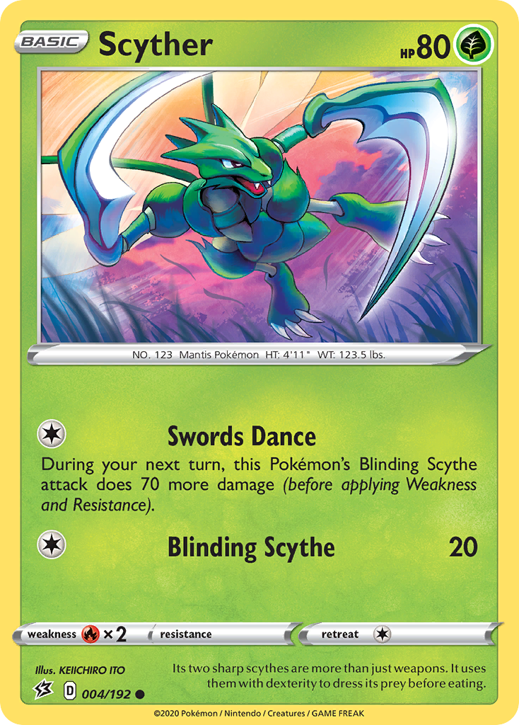 4/192 [RCL] Scyther - Common