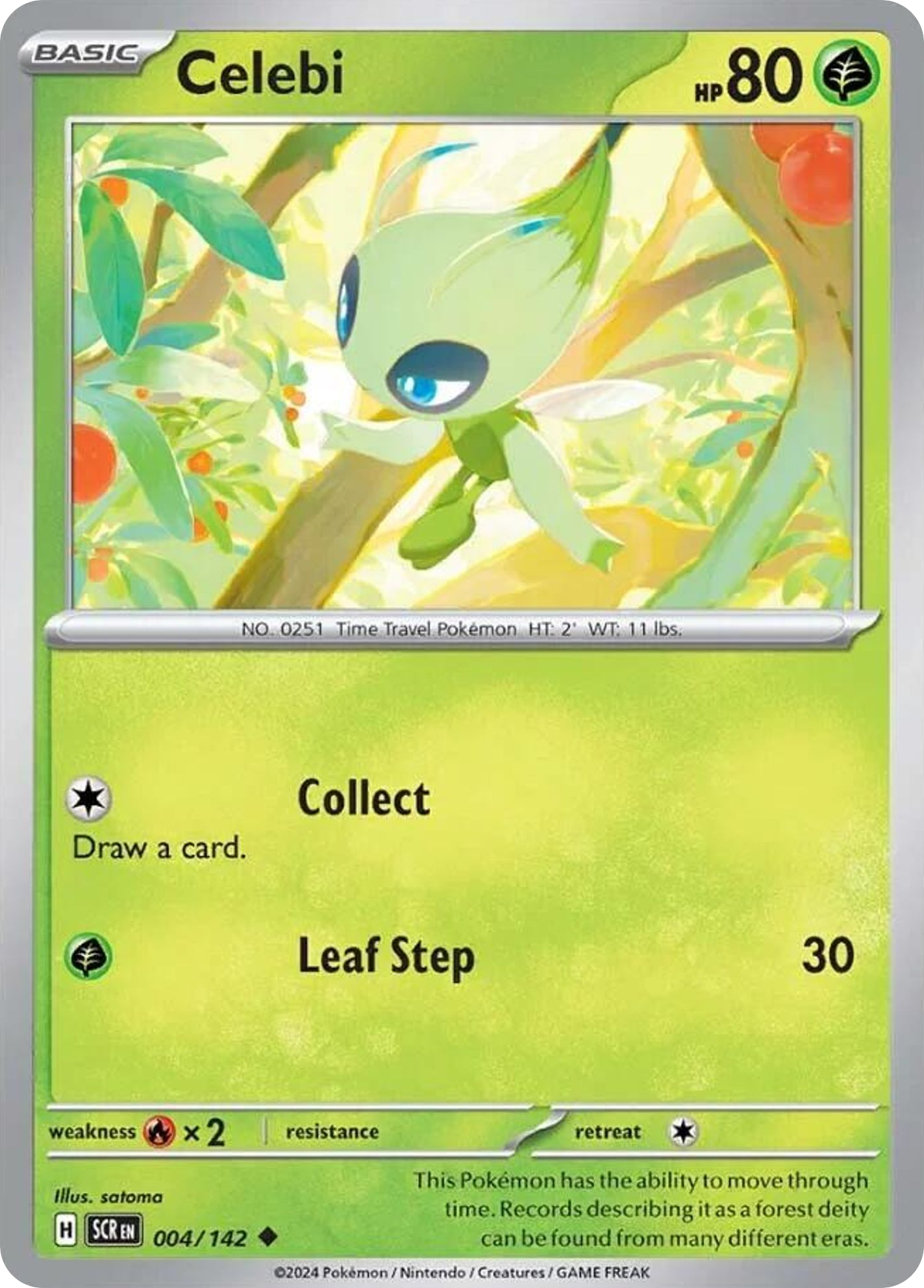 4/142 [SCR] Celebi - Uncommon