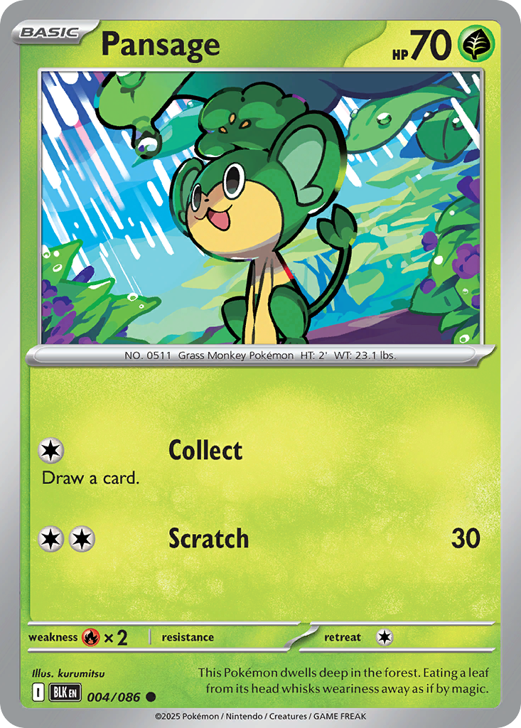 4/86 [BLK] Pansage - Common