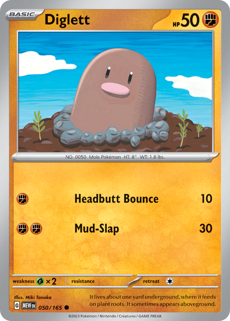 50/165 [SV3PT5] Diglett - Common
