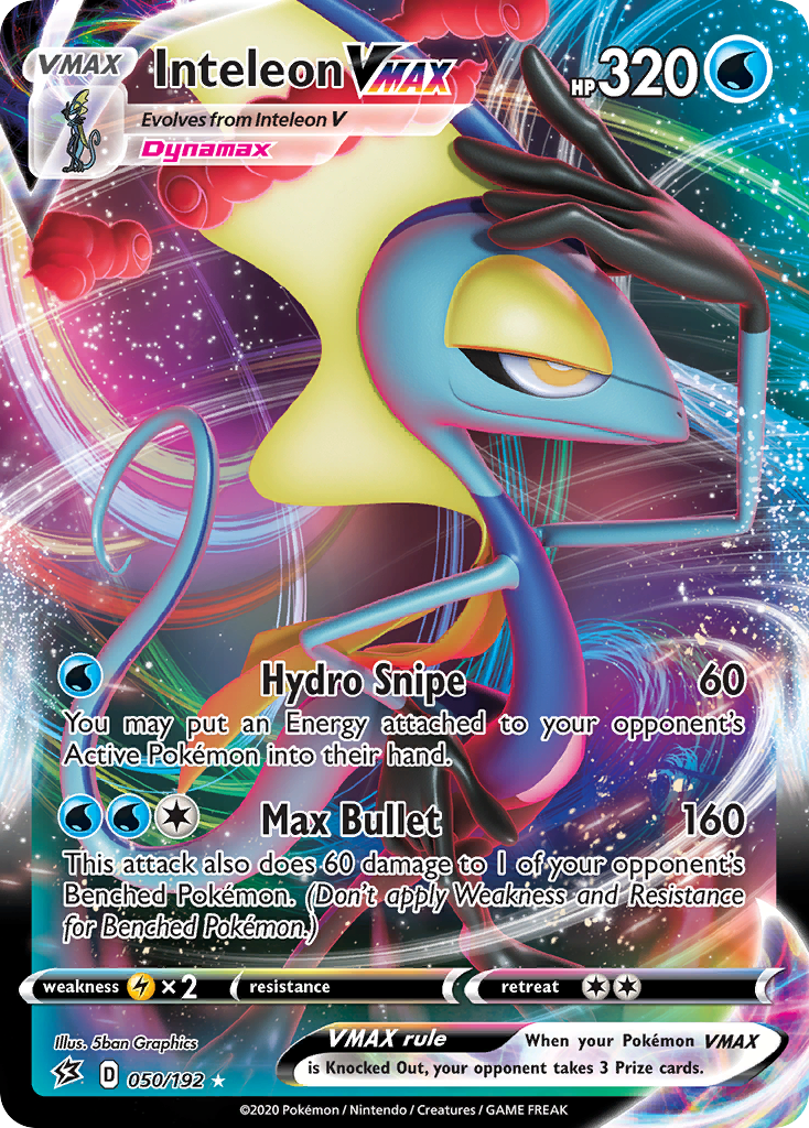 50/192 [RCL] Inteleon VMAX - Rare Holo VMAX