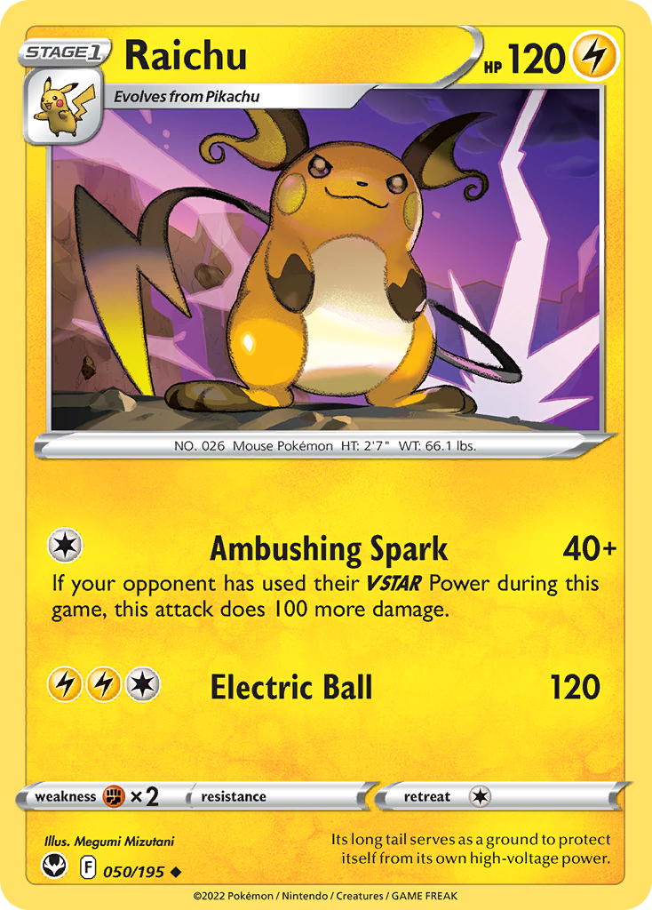 50/195 [SIT] Raichu - Uncommon