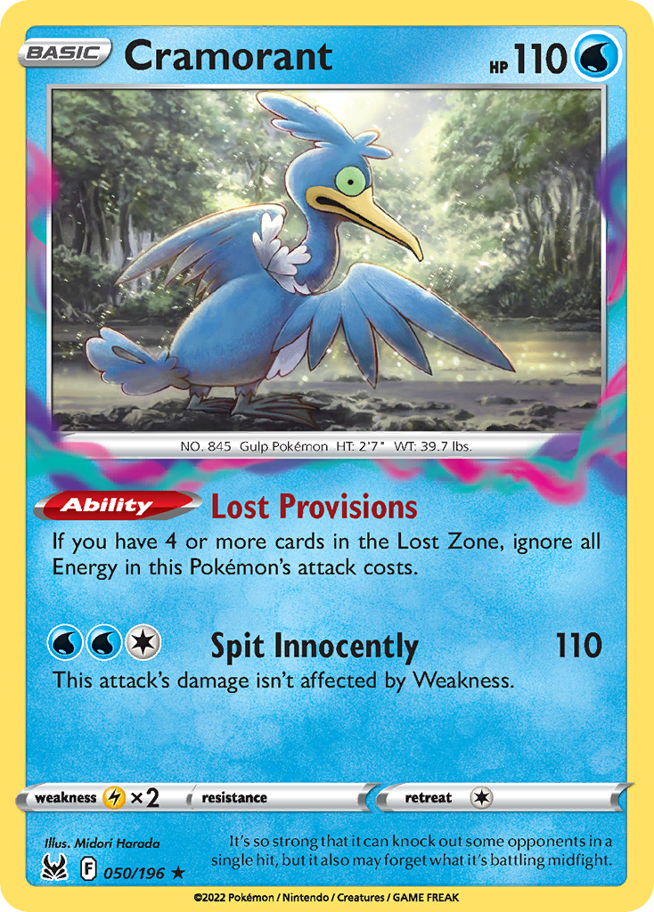 50/196 [LOR] Cramorant - Rare