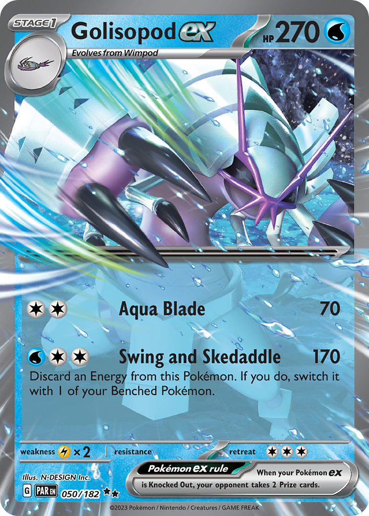 50/182 [SV4] Golisopod ex - Double Rare