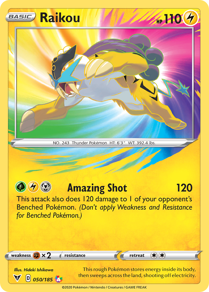 50/185 [VIV] Raikou - Amazing Rare