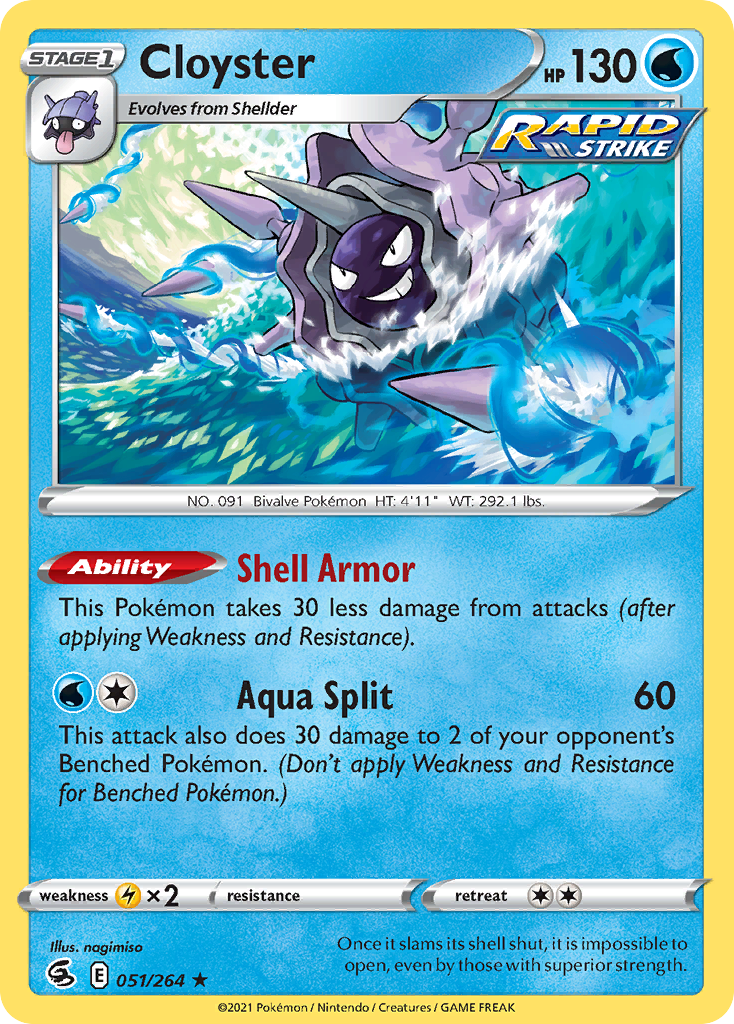 51/264 [FST] Cloyster - Rare